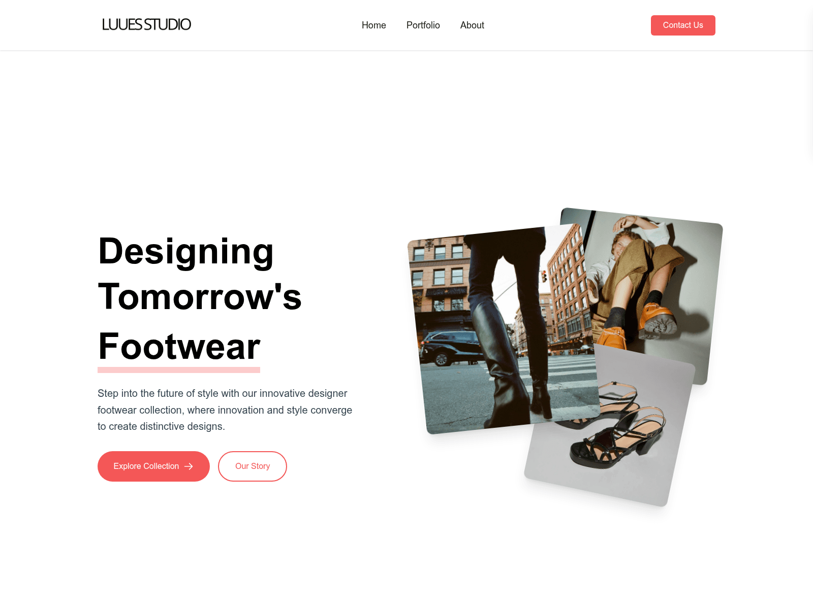 Luues Studio homepage screenshot